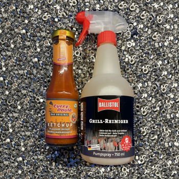 Ballistol Grillreiniger und Curry Paule Ketchup