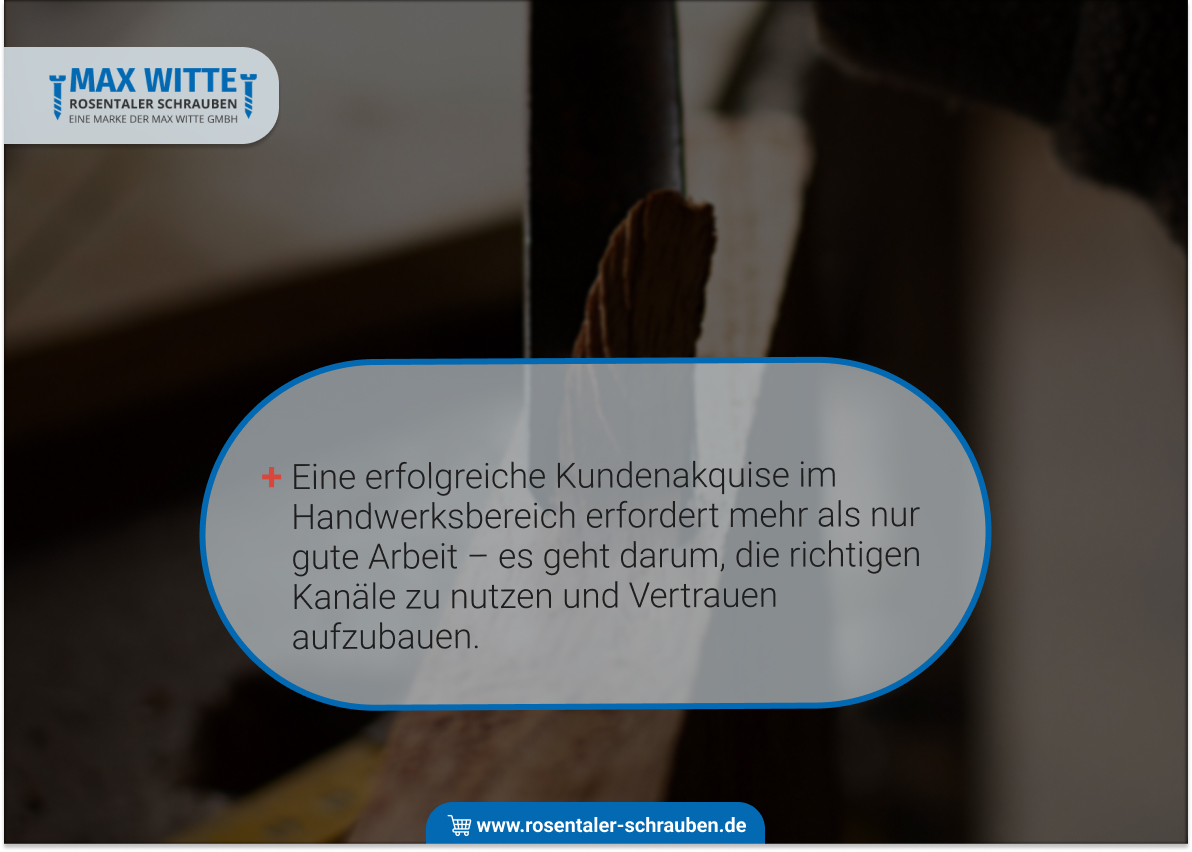 Kundenakquise für Handwerker 