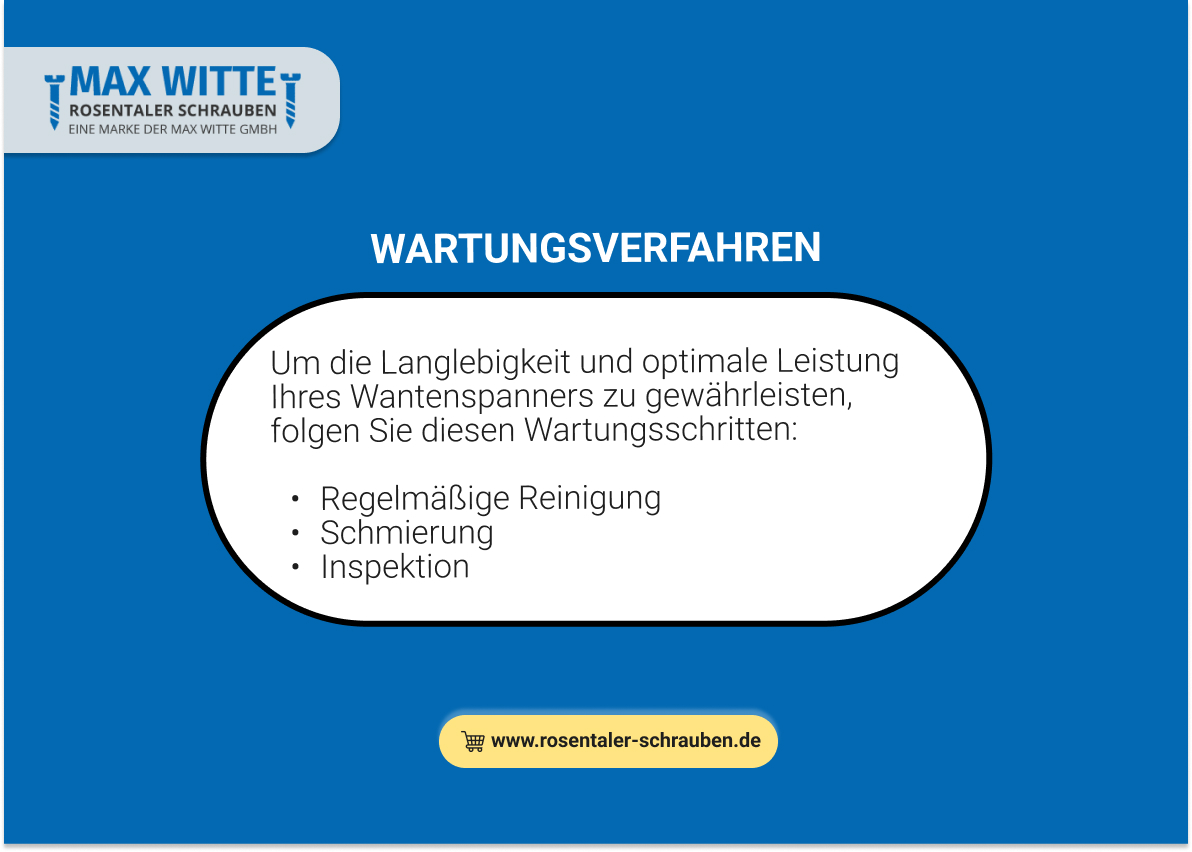 Wartungsverfahren